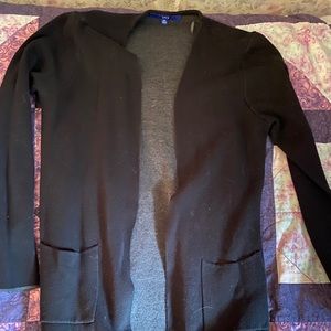 Black cardigan